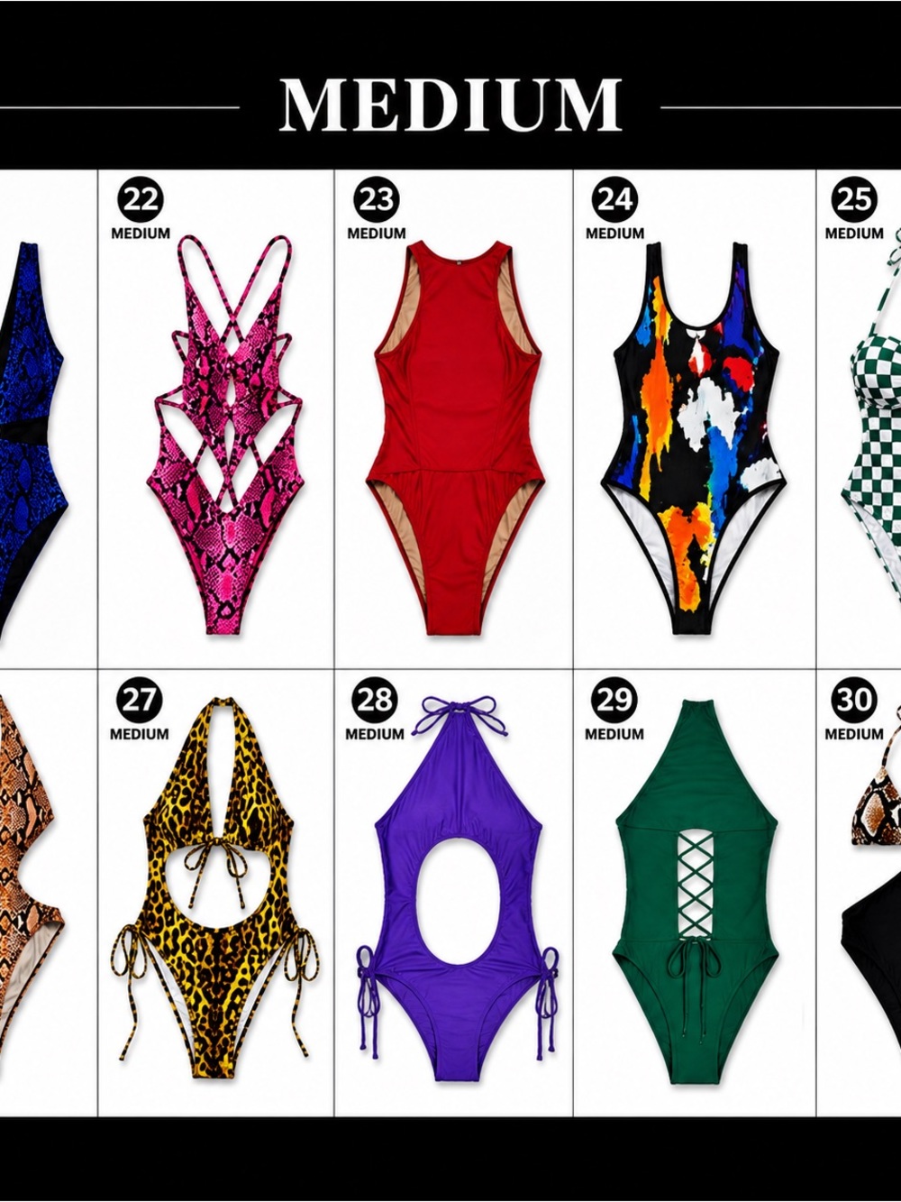 NEW Size Medium Swimsuits - Bundle & Save